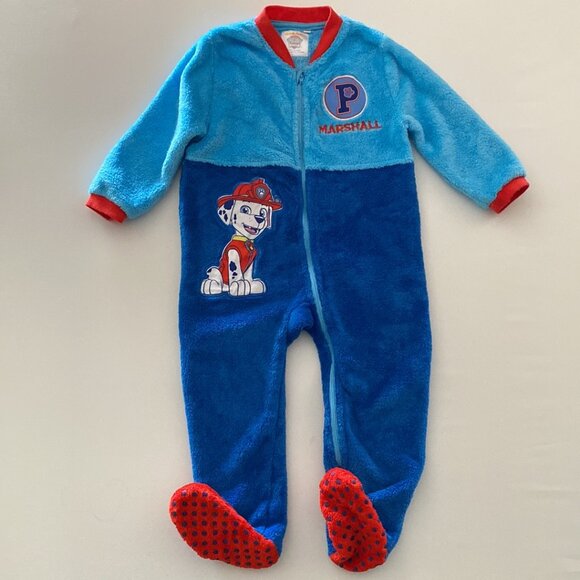 Nickelodeon Paw Patrol Marshall Footie Colourblock Pajamas 2T (92 cm) - Picture 2 of 11